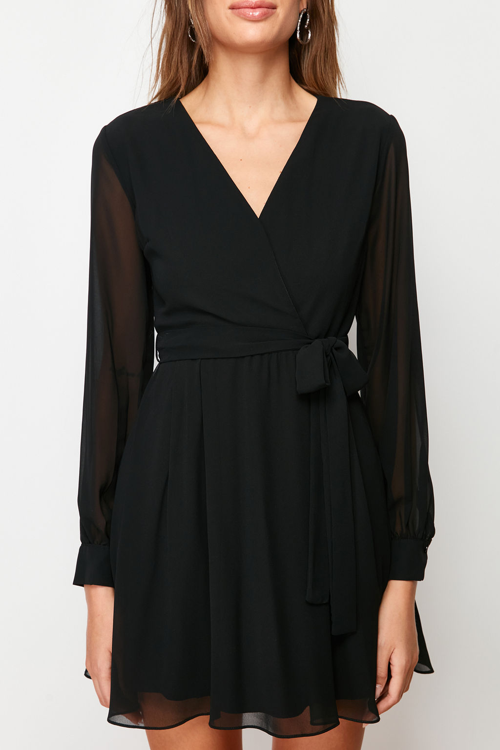 TRENDYOLMILLA Cok Renkli Duz Dokuma Elbise TWOAW22EL0691  фото 14