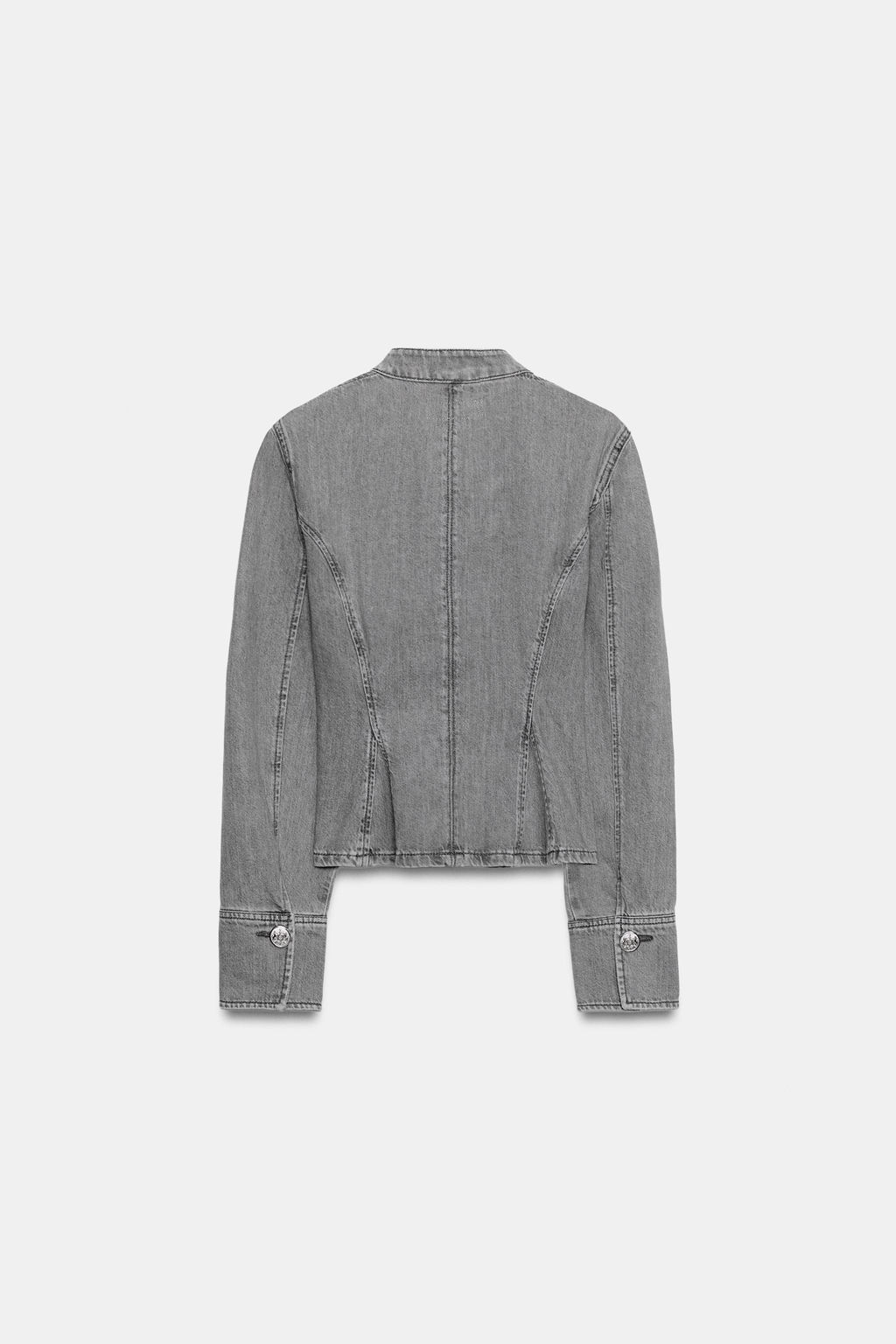 CHAQUETA Z1975 PEPLUM ALAMARES / Gris vigor? - Zara фото 10