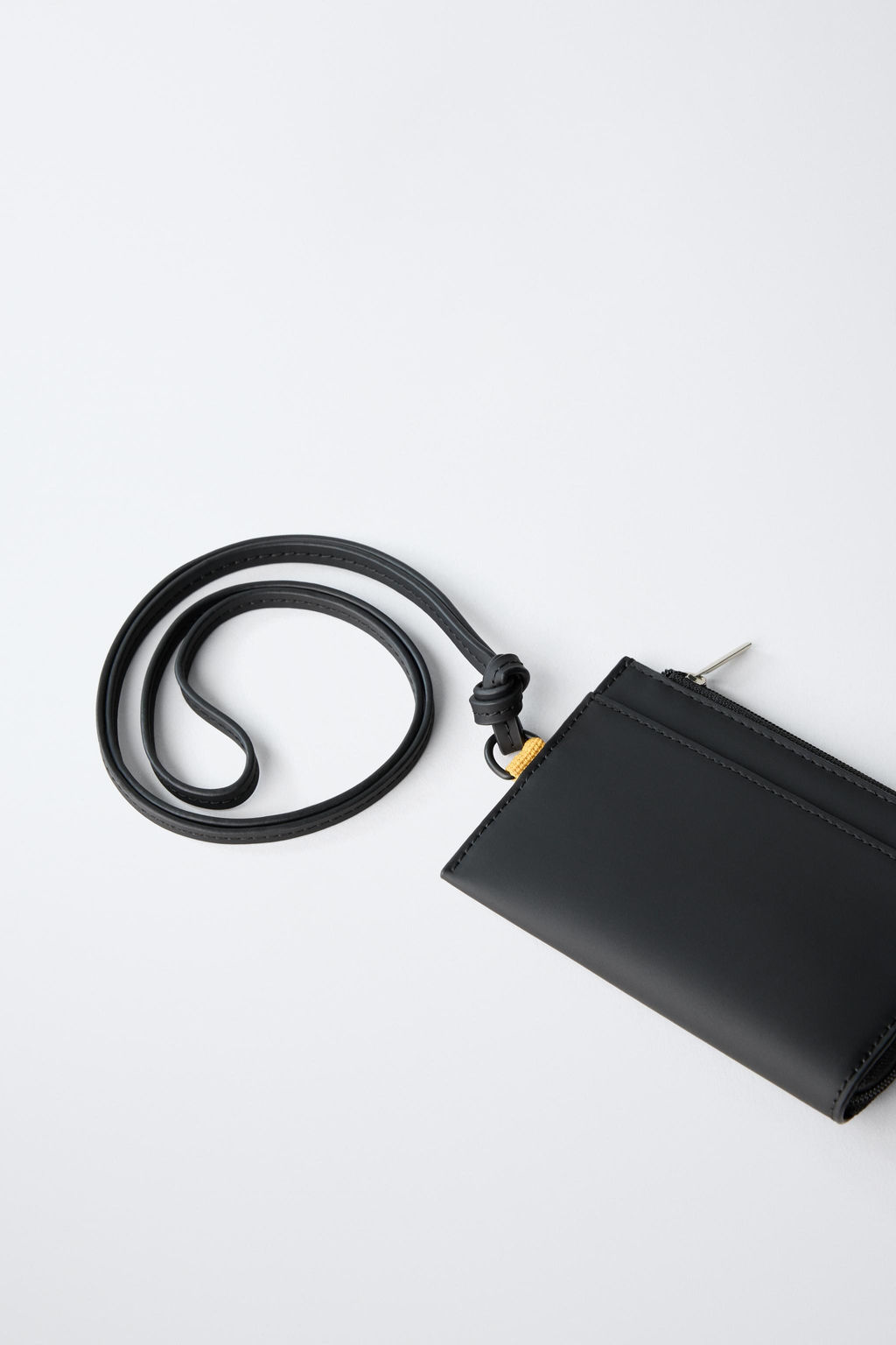 RUBBERISED LANYARD WALLET - Zara фото 3