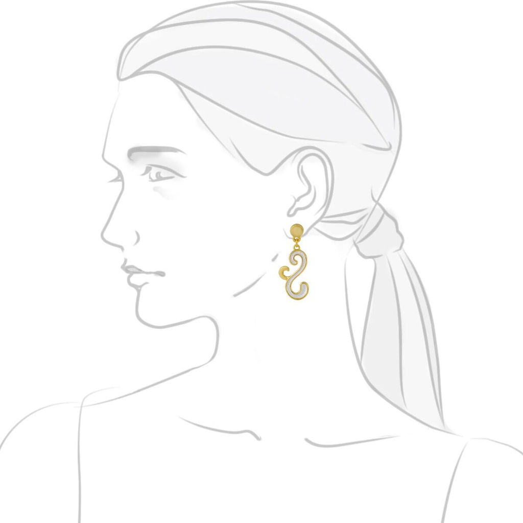Серьги из бижутерийного сплава и эмали - Модные истории фото 2