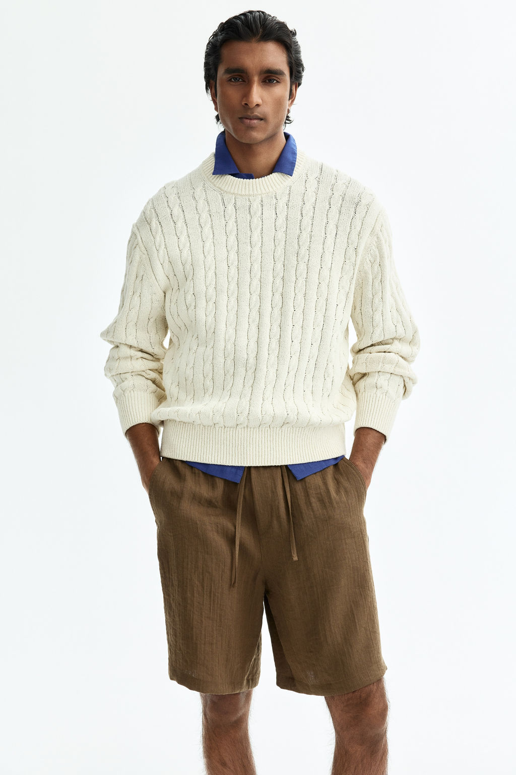 Pantal?n corto Loose Fit - H&m фото 8