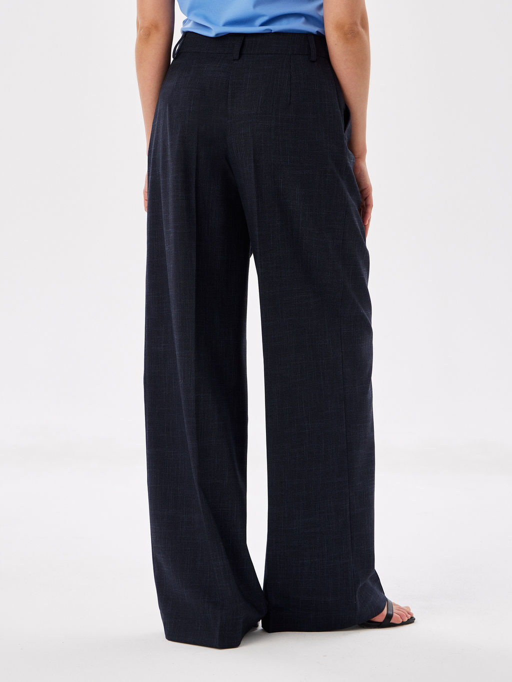 Брюки женские T-lab TL-TRT-015TK-т.синий  фото 4