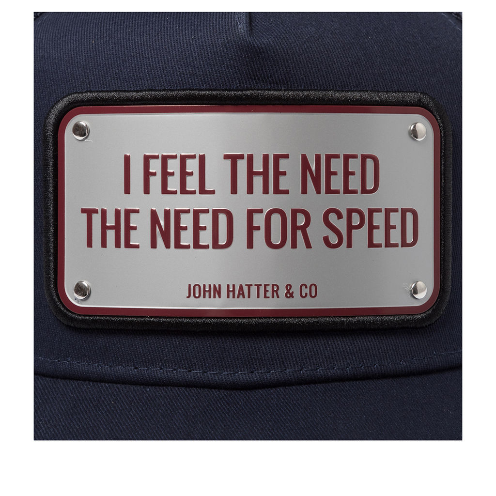 Бейсболка JOHN HATTER арт. 1-1010-U00 Need For Speed (темно-синий)  фото 4