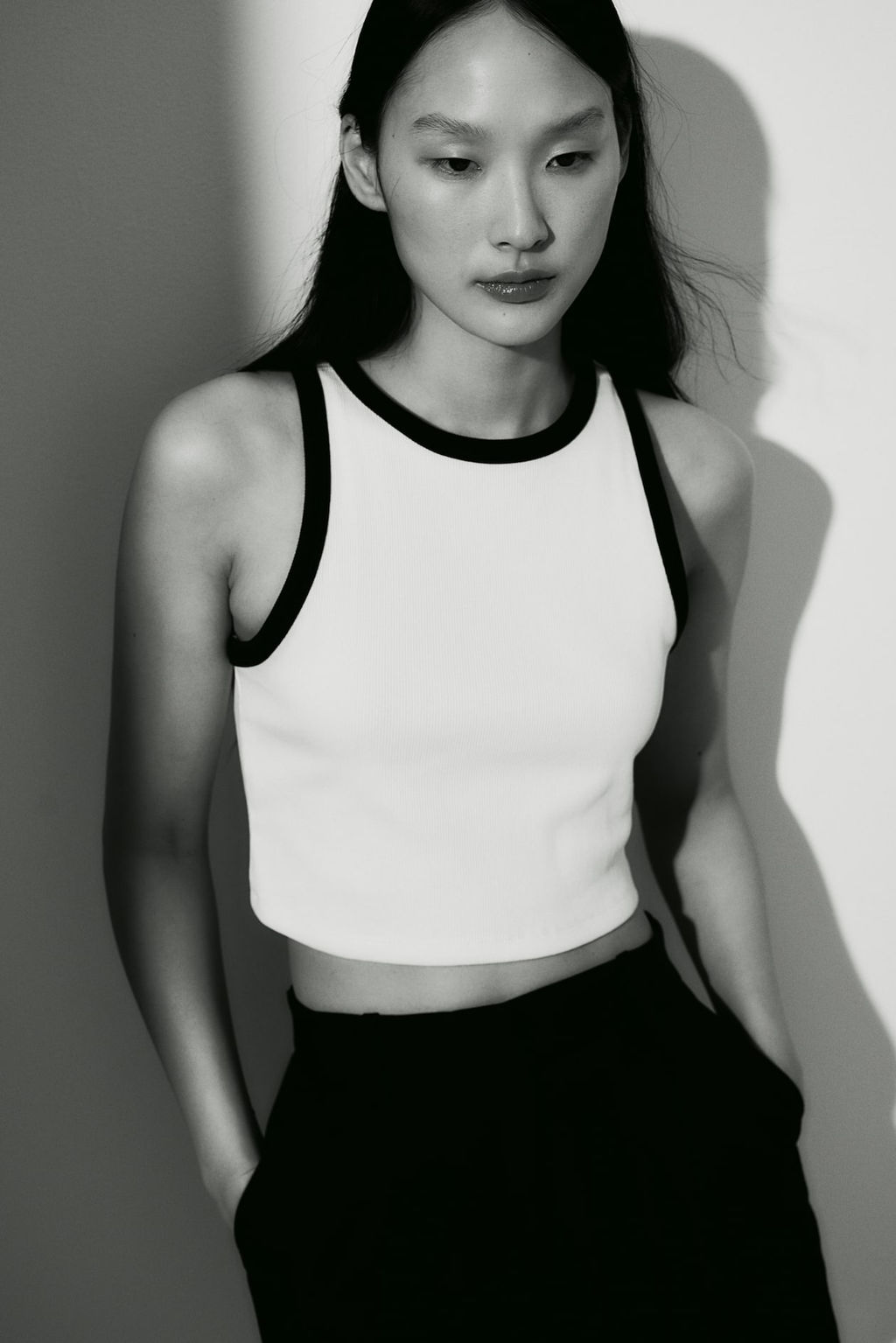 Camiseta cropped sin mangas - H&m фото 3
