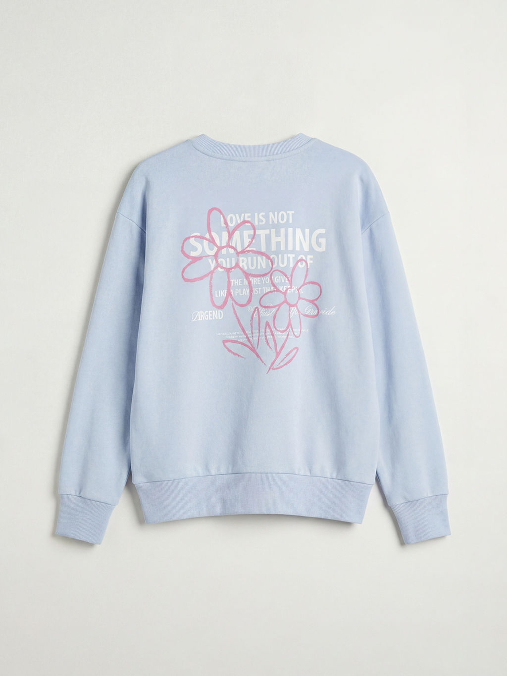 ?i?ekli K?z ?ocuk Sweatshirt