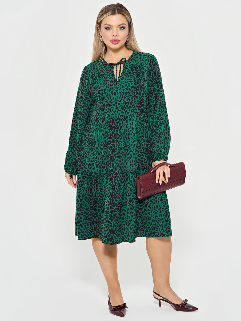 Платье 0060-23 темная фуксия - Dora фото 46