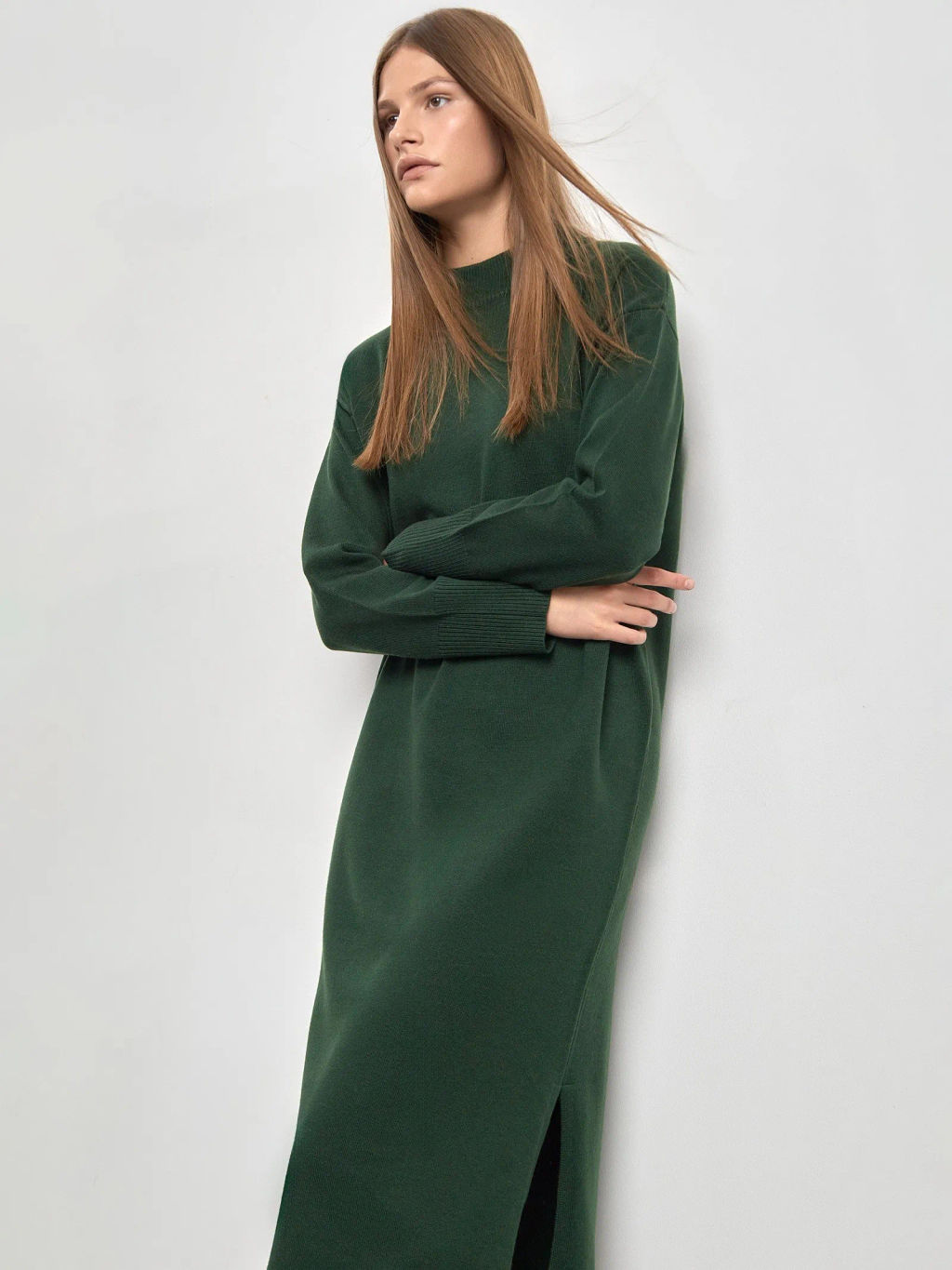 EMKA / Платье миди с шерстью  фото 2