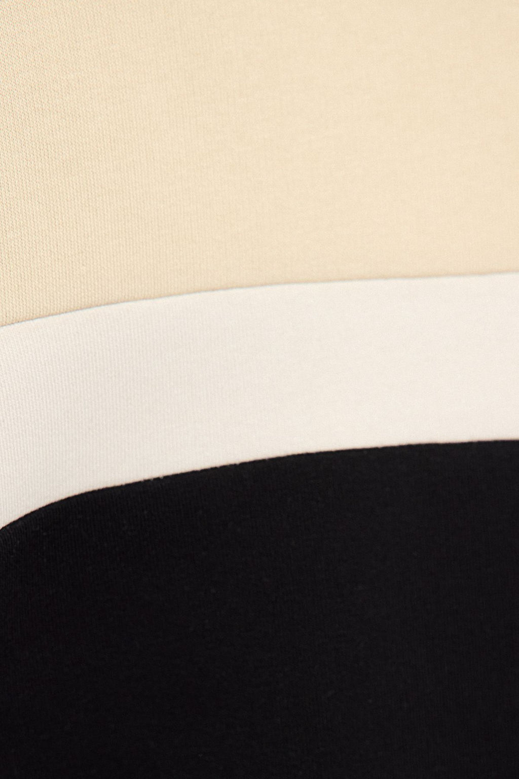 Kahverengi Oversize/Genis Kesim Renk Bloklu Ici Polarl? Kapusonlu Sweatshirt TMNAW25SW00017 - Trendyolmilla фото 4