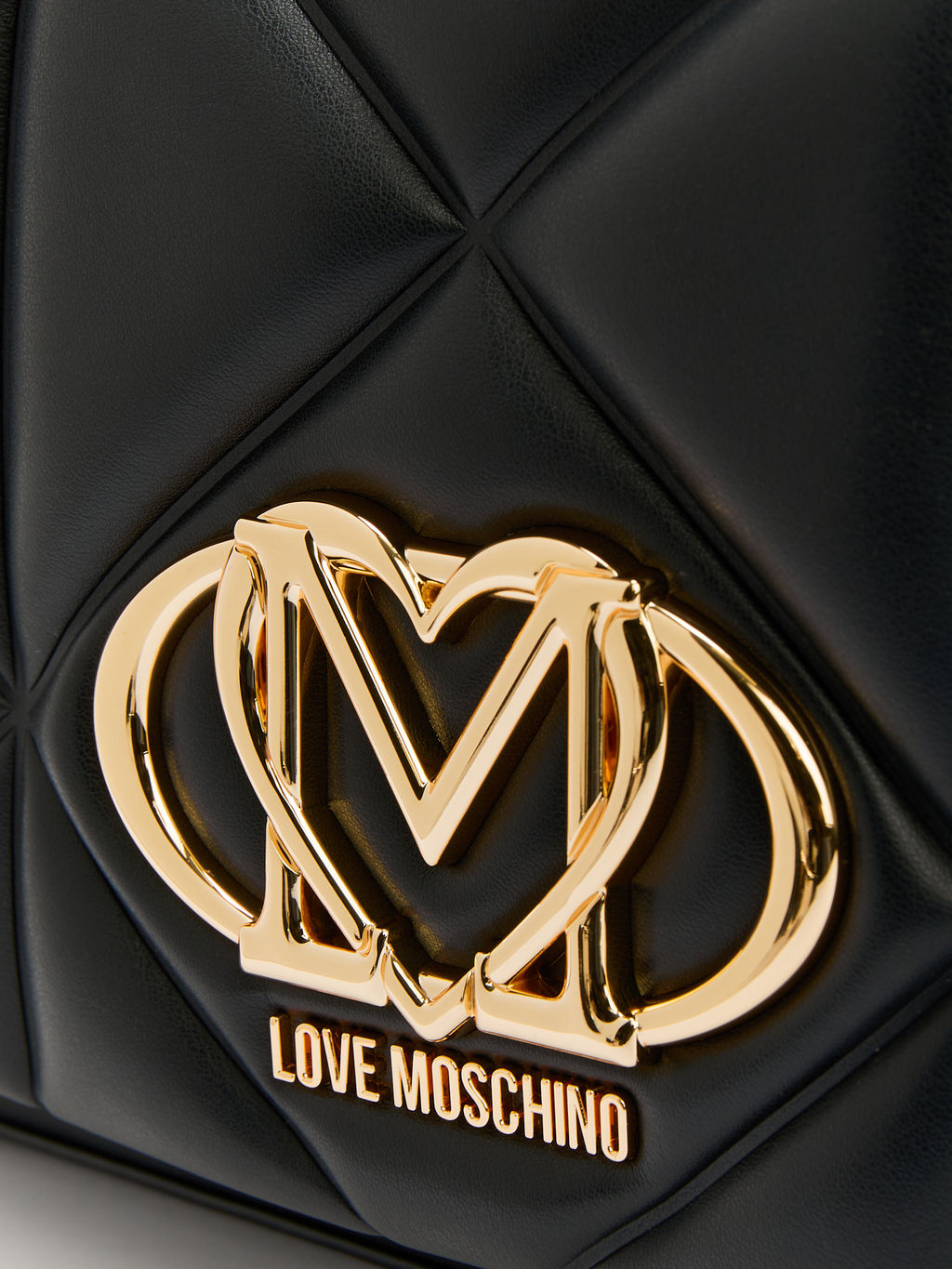 Женская сумка на плечо LOVE MOSCHINO EMBOSSED Q Артикул 4376982, черный фото 2