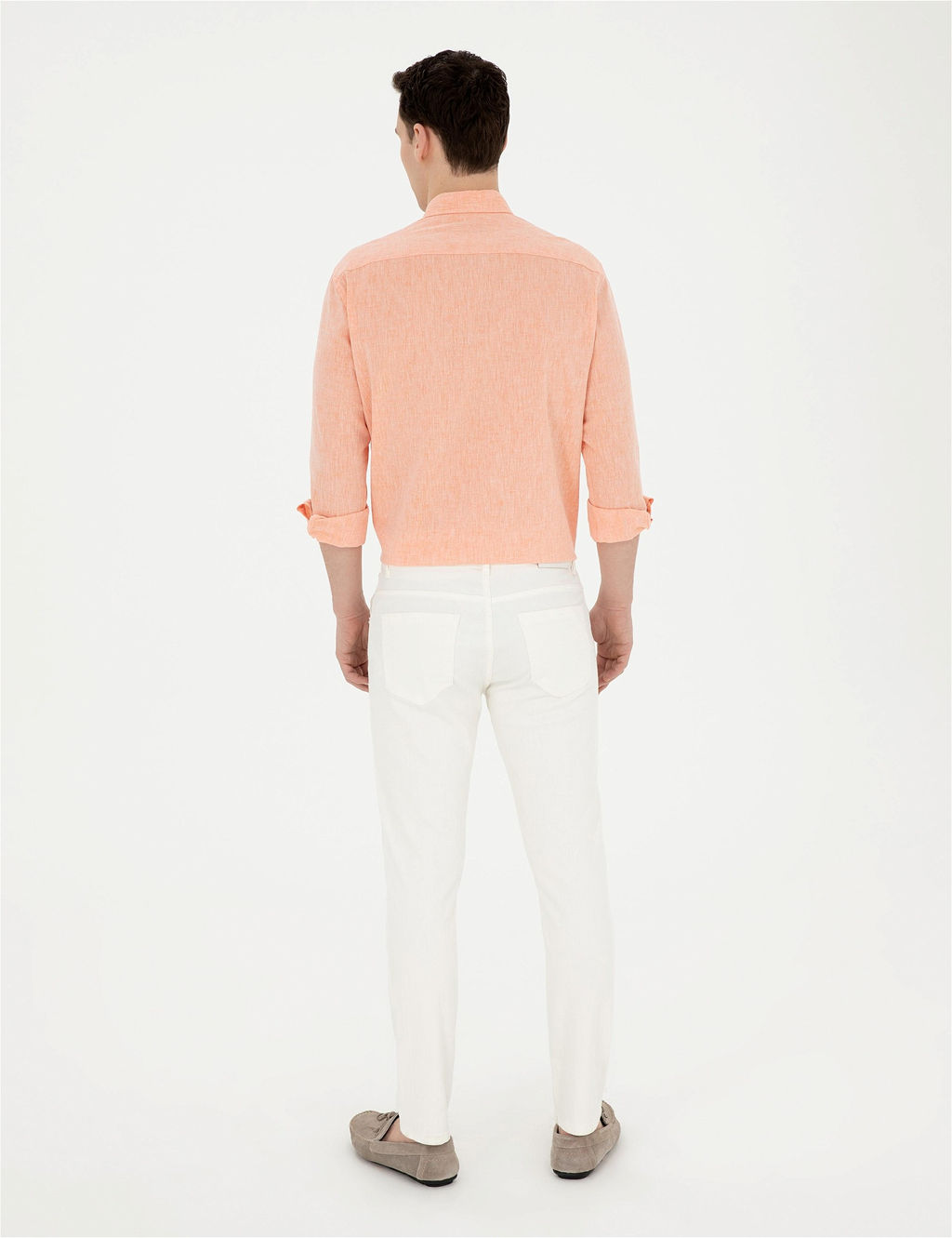Ekru Slim Fit Jean Pantolon - Pierre cardin фото 4