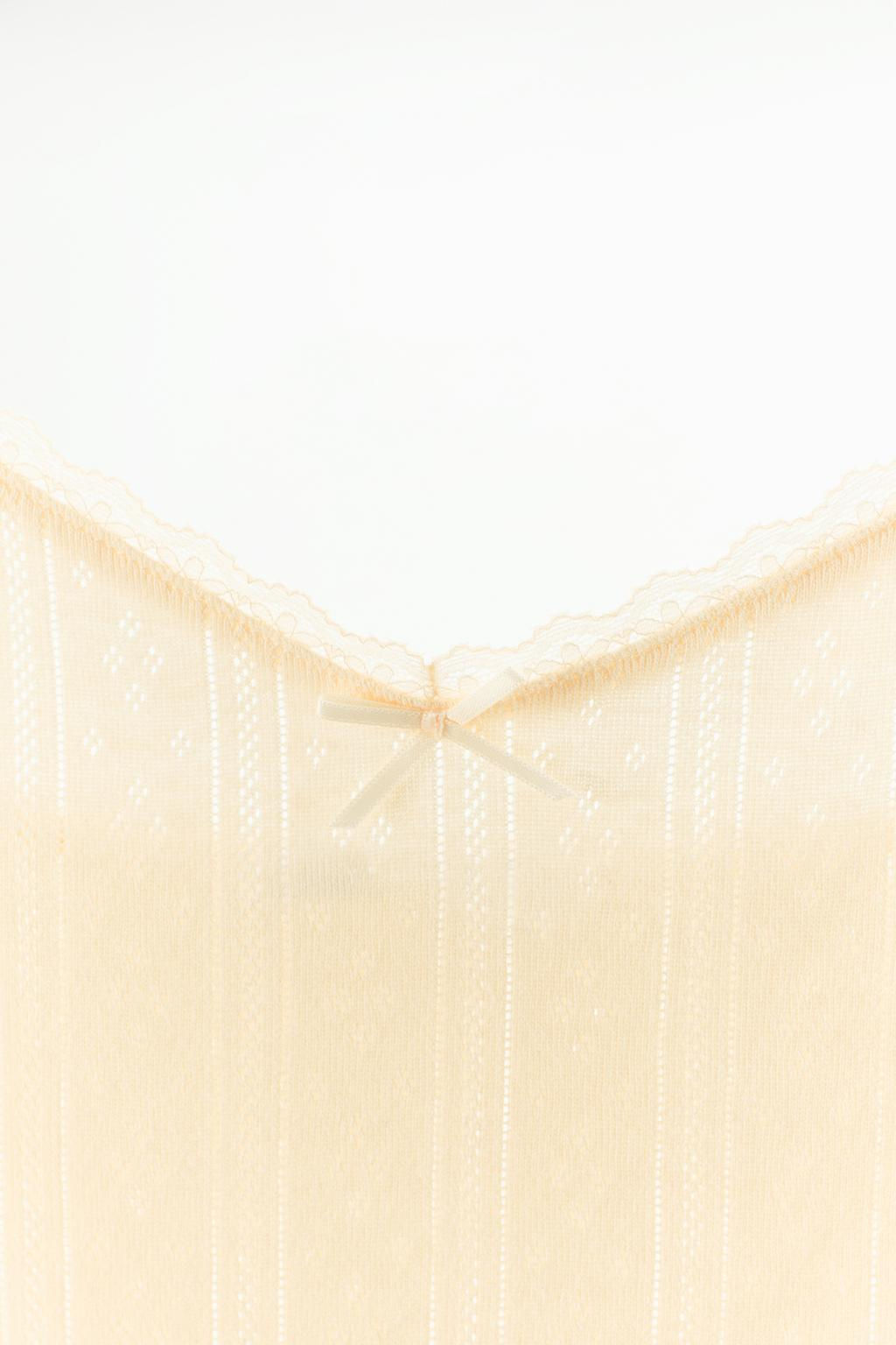 POINTELLE TOP WITH LACE TRIMS - Zara фото 7