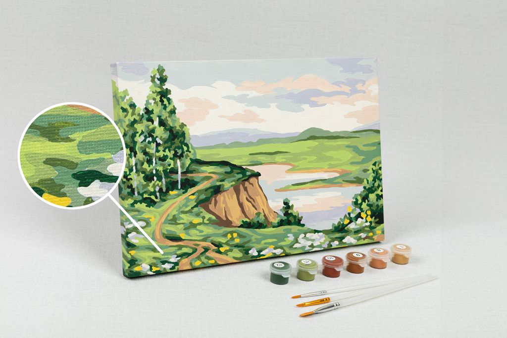 ФРЕЯ PNB/PS-094 Набор для раскрашивания по номерам 30 х 20 см Родные берега  фото 5