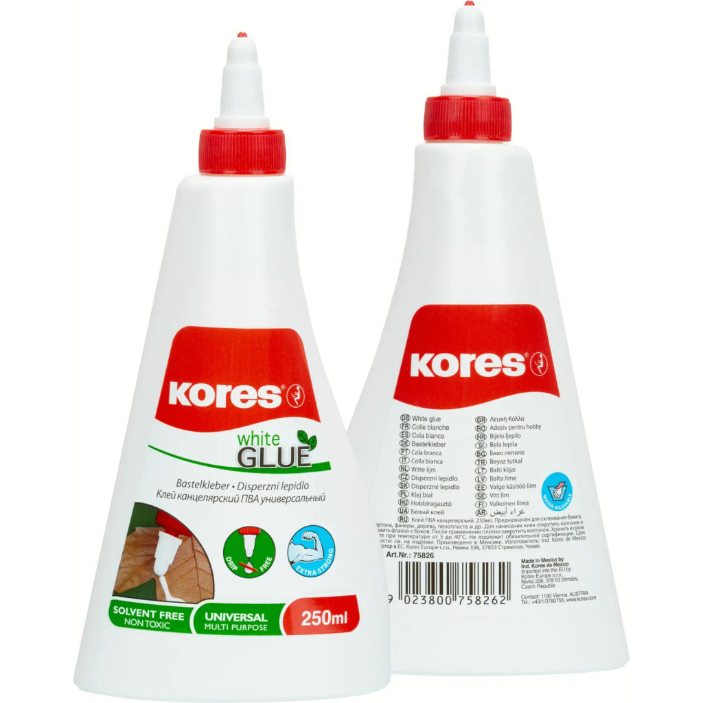 Клей ПВА 250мл KORES '75826  фото 2