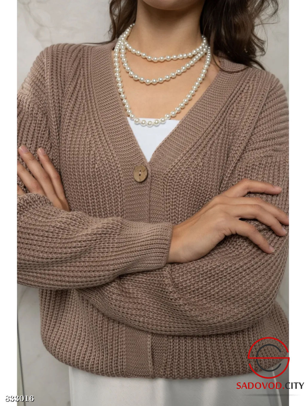 Кардиган женский на пуговицах