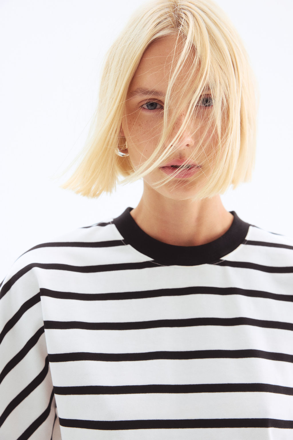 Camiseta entallada en algod?n - H&m фото 2