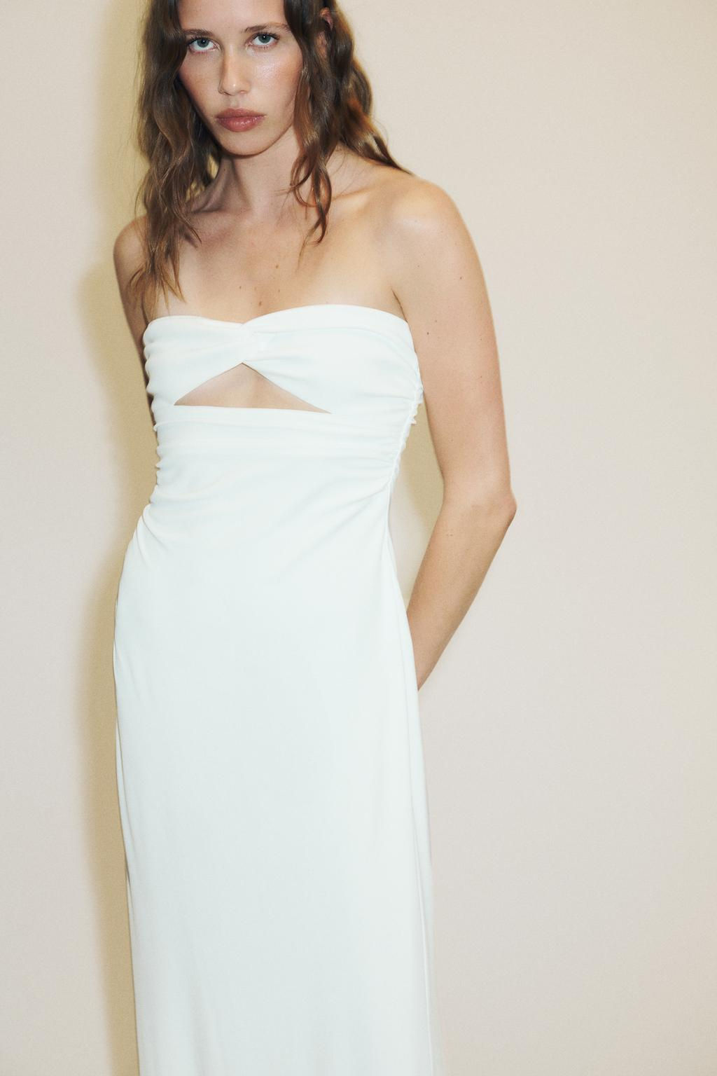 LONG CUT-OUT DRESS - Zara фото 2