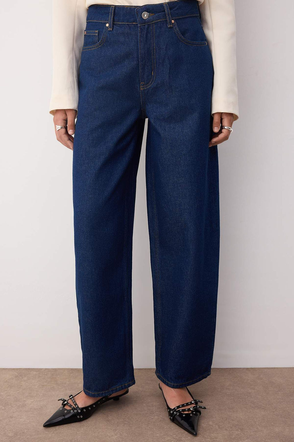 Mavi Yuksek Bel Bol Kesim Baggy Jeans TWOAW26JE00088