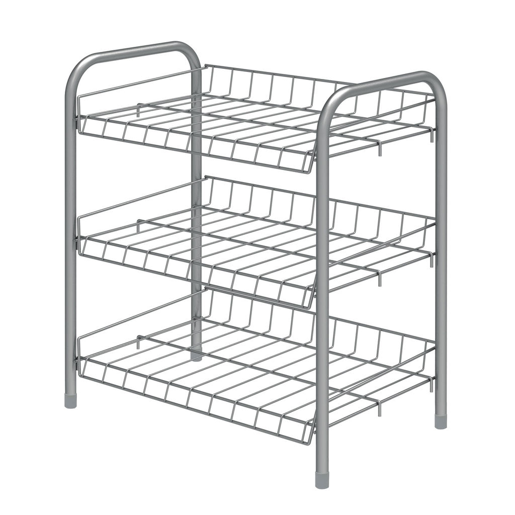 Этажерка для обуви разборн. 3 полки арт. ЭТ4/А/Ч/С/З