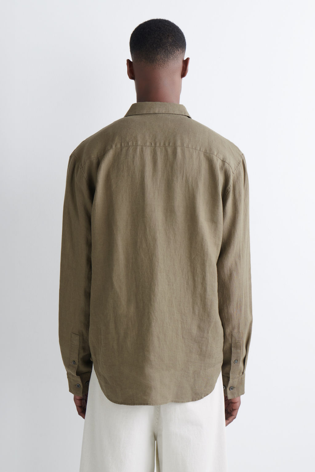 CAMISA DE LINO RELAXED FIT - H&m фото 4