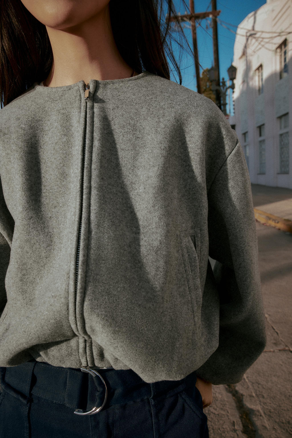 CHAQUETA BOMBER SOFT / Gris - Zara фото 5