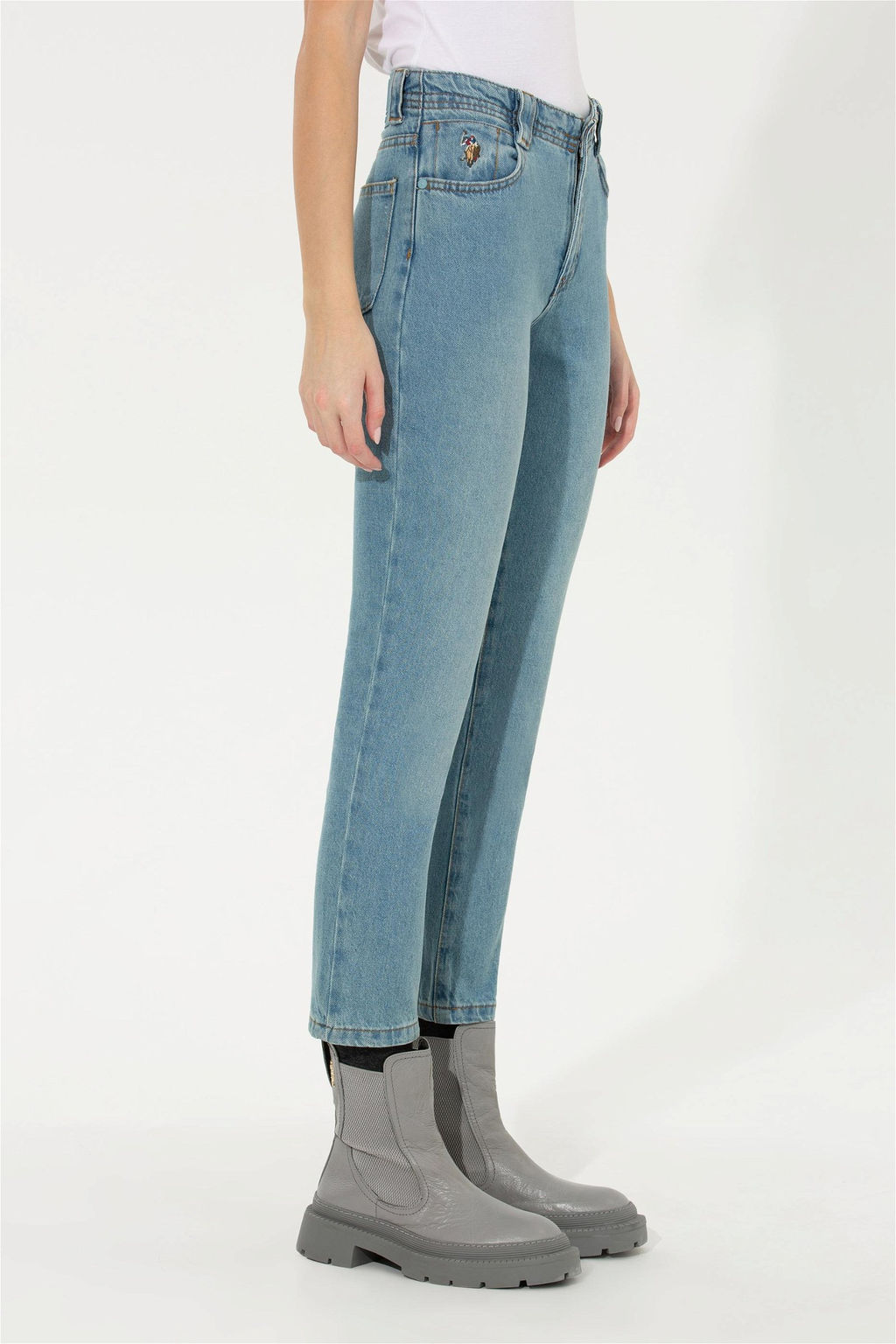 Женские зеленые джинсовые брюки Неожиданная скидка в корзине - U.s. polo assn фото 2