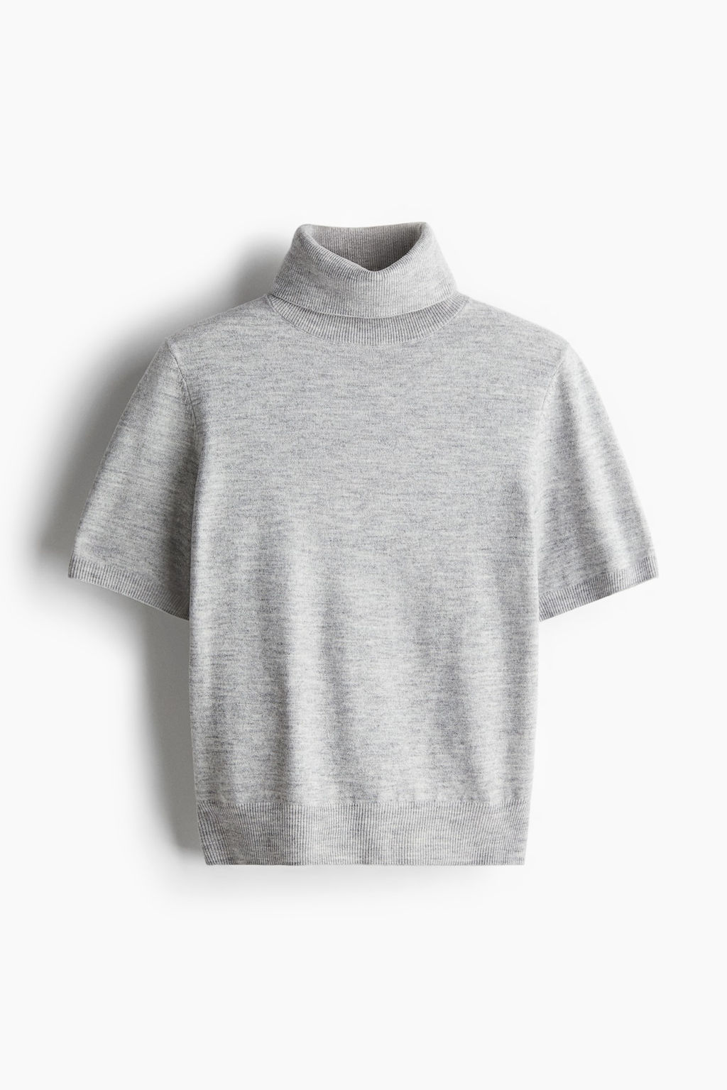 Jersey de cuello alto en punto fino - H&m фото 5