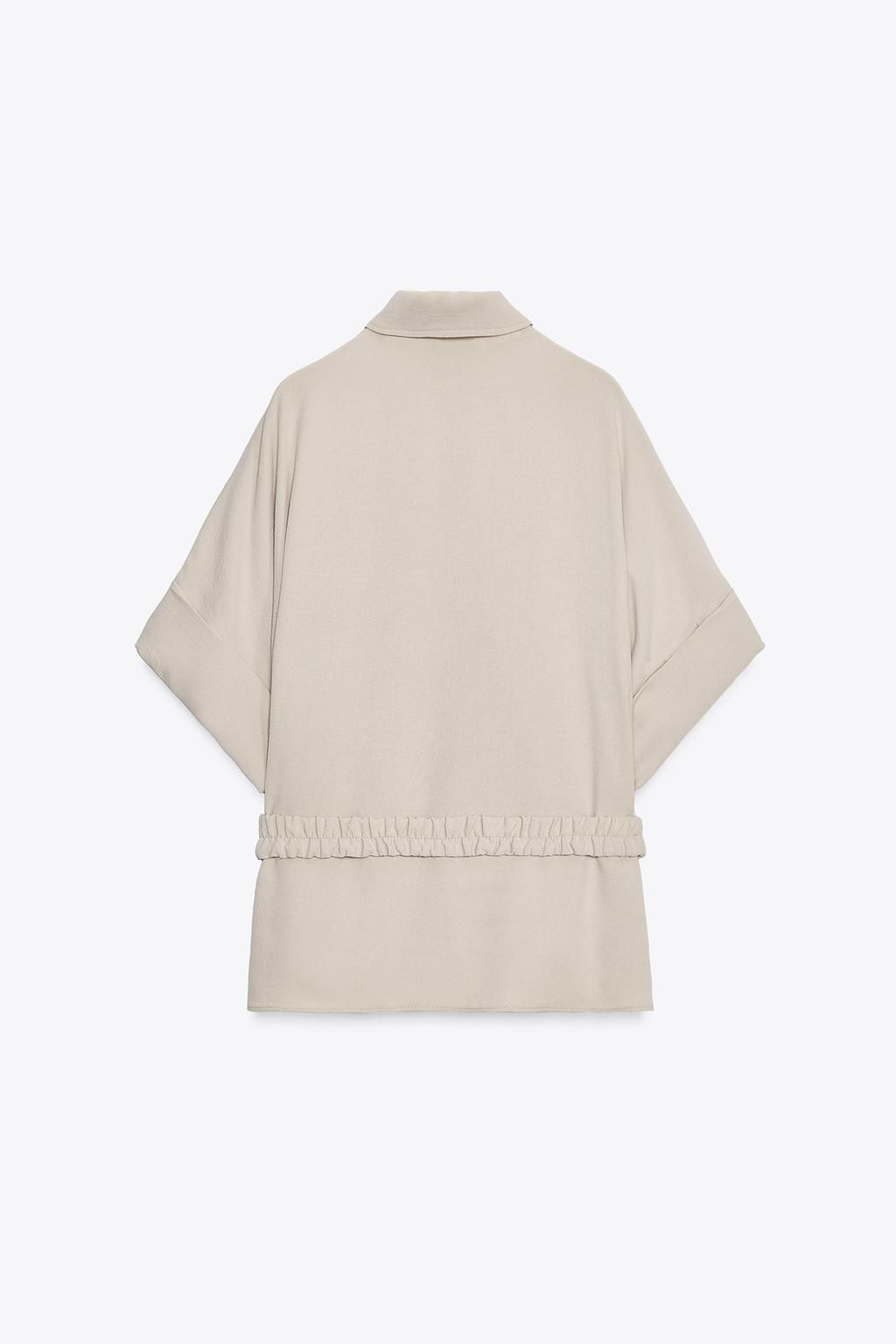 SAFARI SHIRT WITH BELT - Zara фото 7