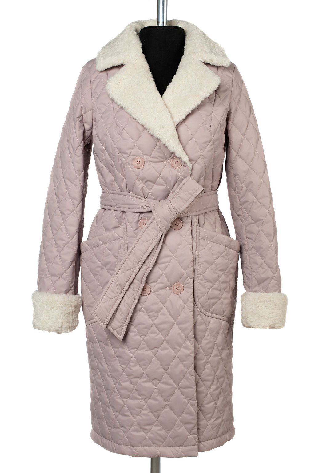 Пальто женское демисезонное(пояс) - El podio фото 10