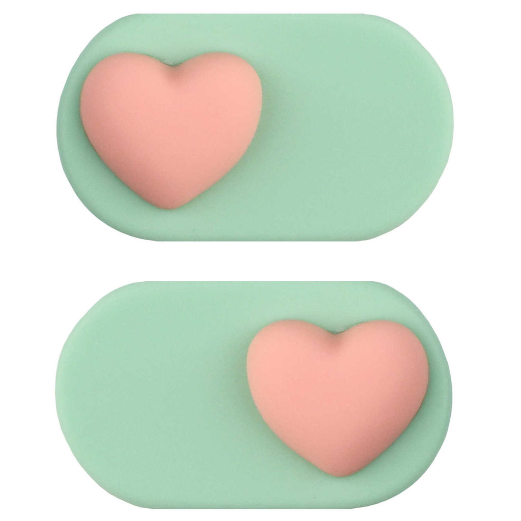 Набор заколок для волос зажим, арт. 71779 / 10 СЕРДЕЧКИ (в наборе: 2шт., 3,9 см, черный металл, по