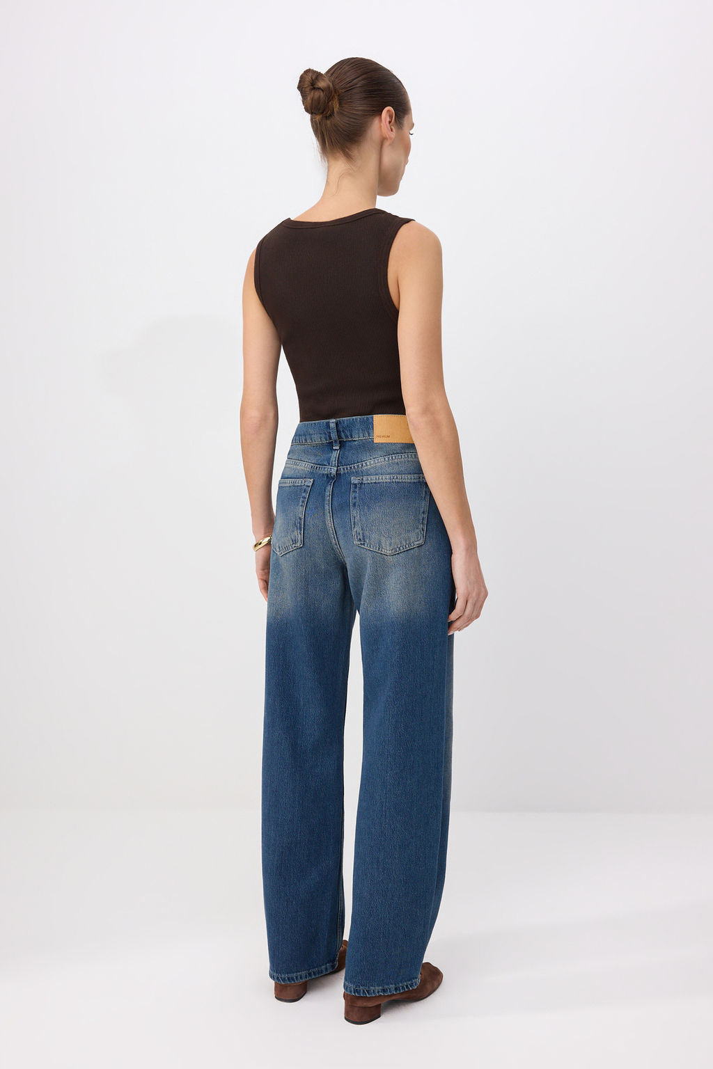Mavi DOKUMLU Tencel Kar?s?ml? Yuksek Bel Tam Boy Baggy Jeans TWOSS26JE00139 - Trendyolmilla фото 11