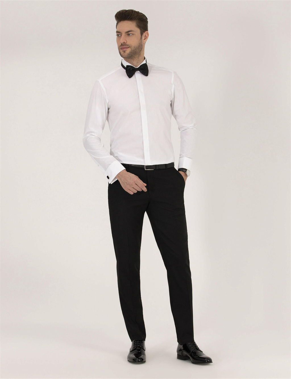 Beyaz Slim Fit Smokin G_mlek - Pierre cardin фото 4