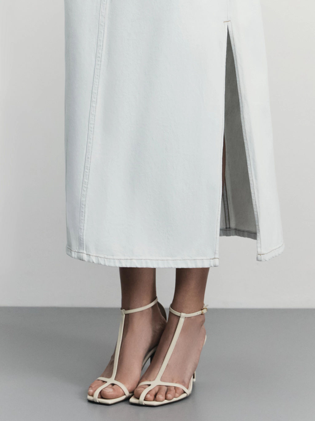 Джинсовая юбка макси / Zarina  фото 7