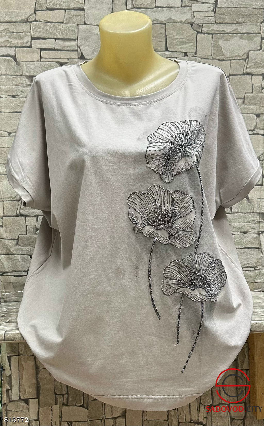 Футболка женская с цветами - Bruno фото 6