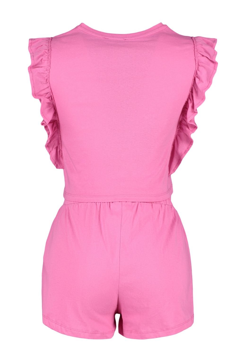 Trendyolmilla Pembe %100 Pamuklu F?rf?rl? Sortlu Orme Pijama Tak?m? THMSS23PT00175  фото 9