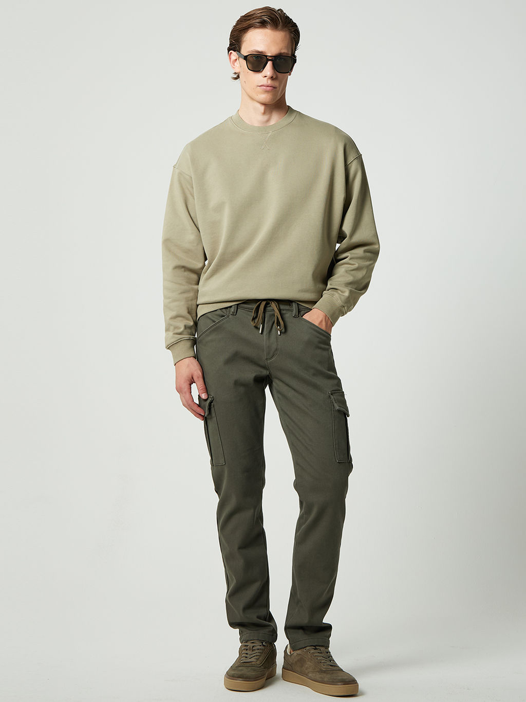 Мужские джинсы Карго утеплённые - Mossmore фото 2