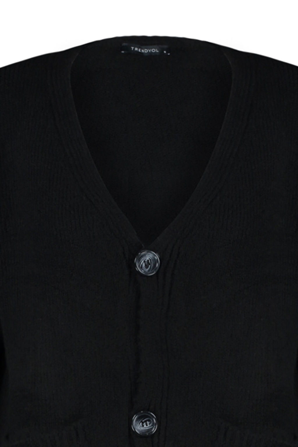 Siyah Basic Yumusak Dokulu Triko H?rka TWOAW20HI0213