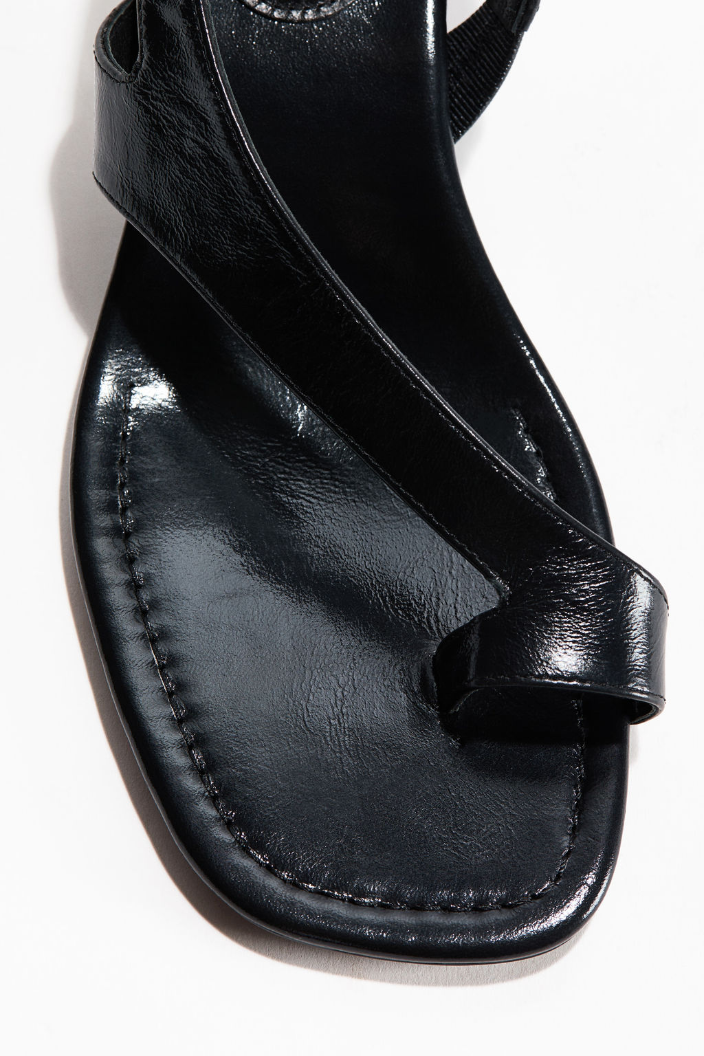 Sandalias de piel con tac?n kitten - H&m фото 4