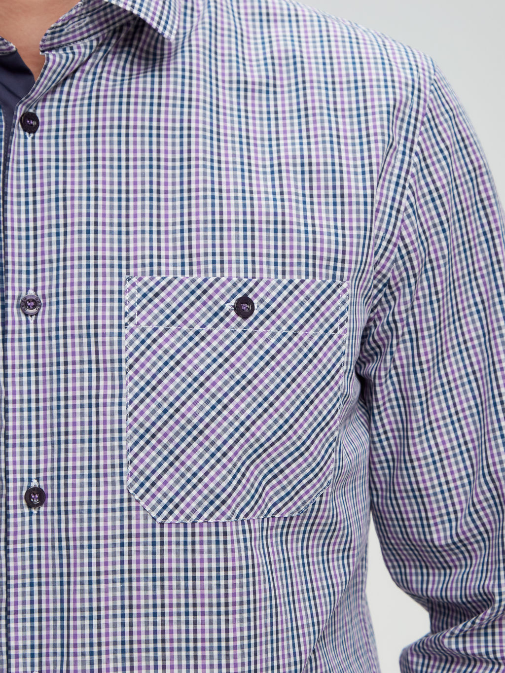 Сорочка мужская длинный рукав GREG S375/231/182/ZN/1p  фото 6