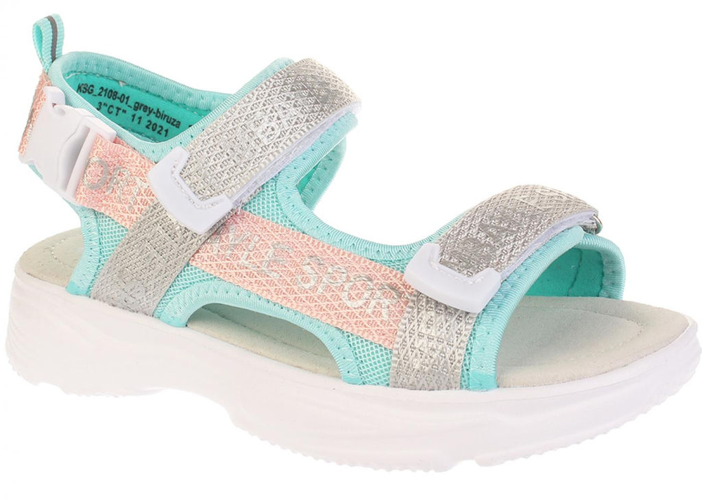 Сандалии Kenka KSG_2108-01_grey-biruza
