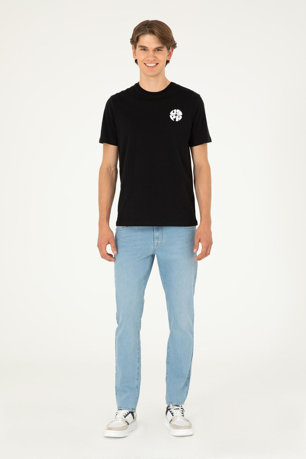 Мужская черная футболка Неожиданная скидка в корзине - U.s. polo assn фото 4