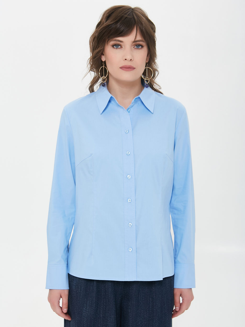 Блузка полуприлегающего силуэта - Stilla фото 6