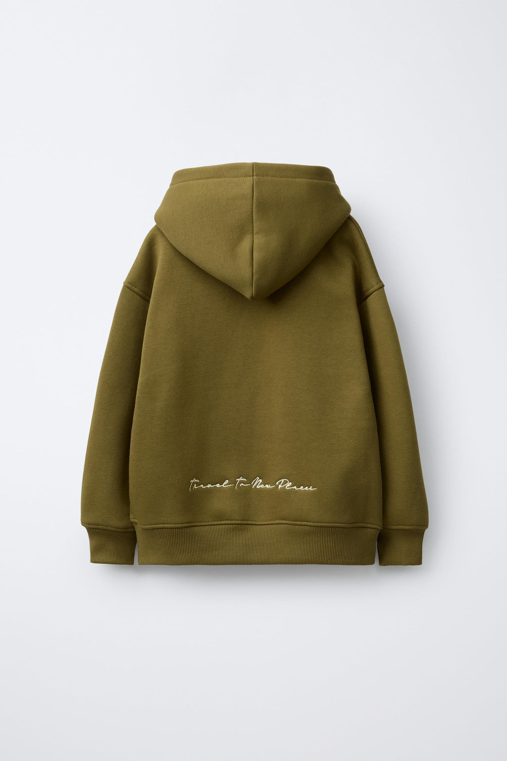 EMBROIDERED SLOGAN HOODIE - Zara фото 2