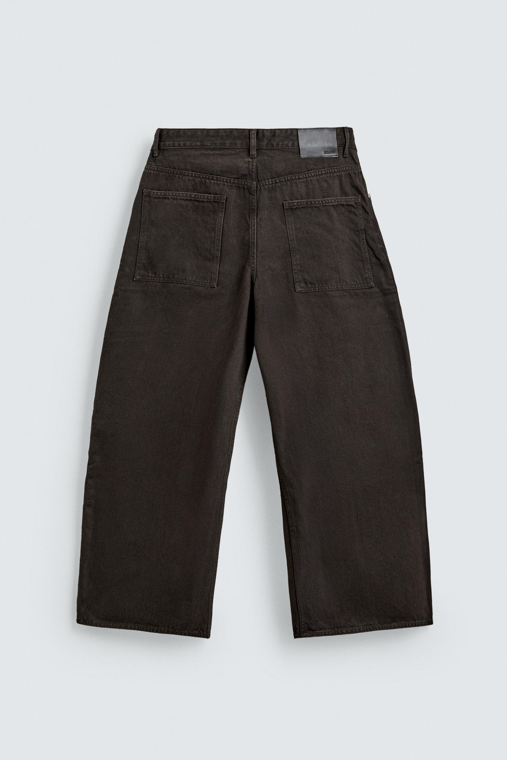 JEANS WIDE FIT / Marr?n - Zara фото 8