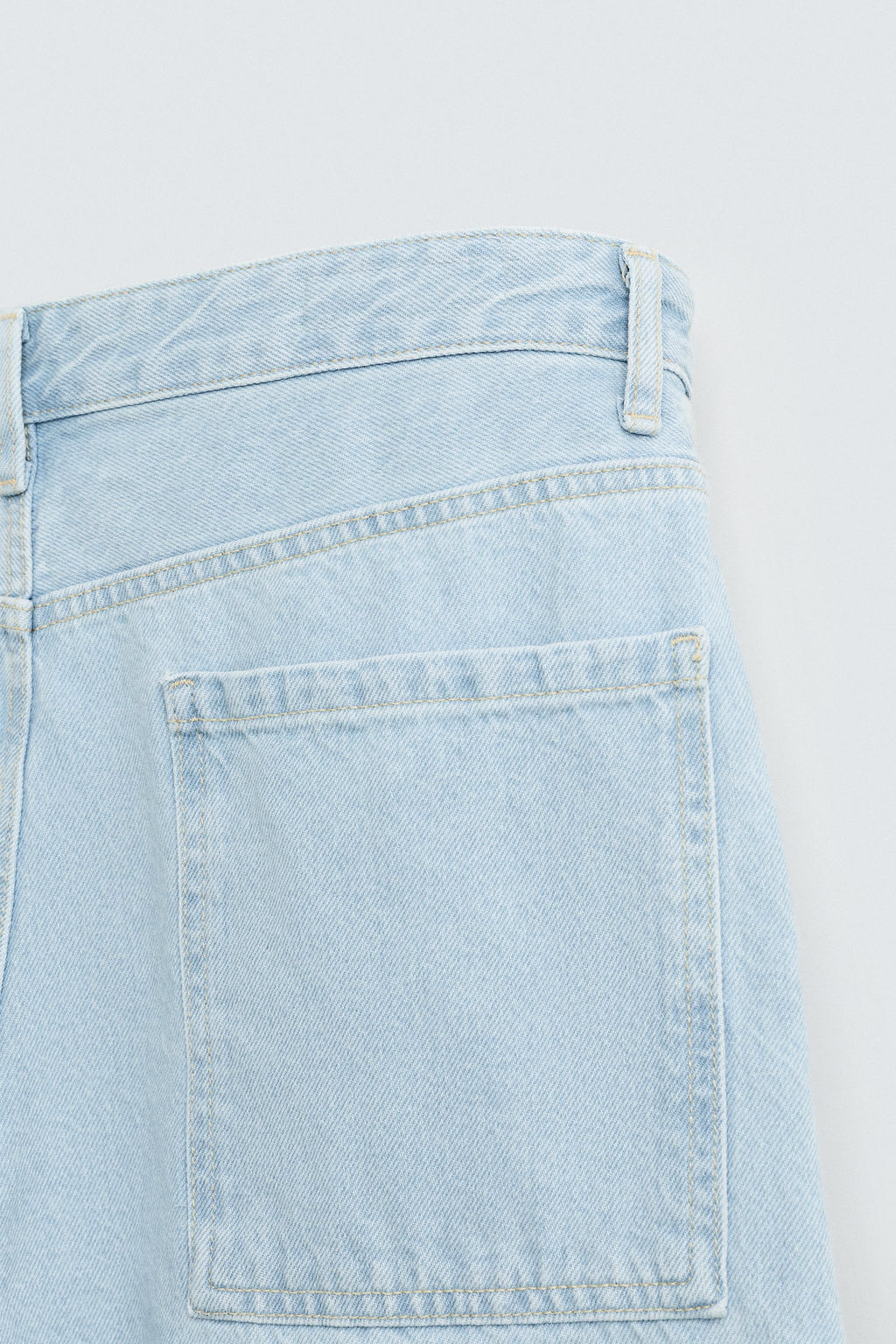 TAPERED WIDE-LEG JEANS - Zara фото 10