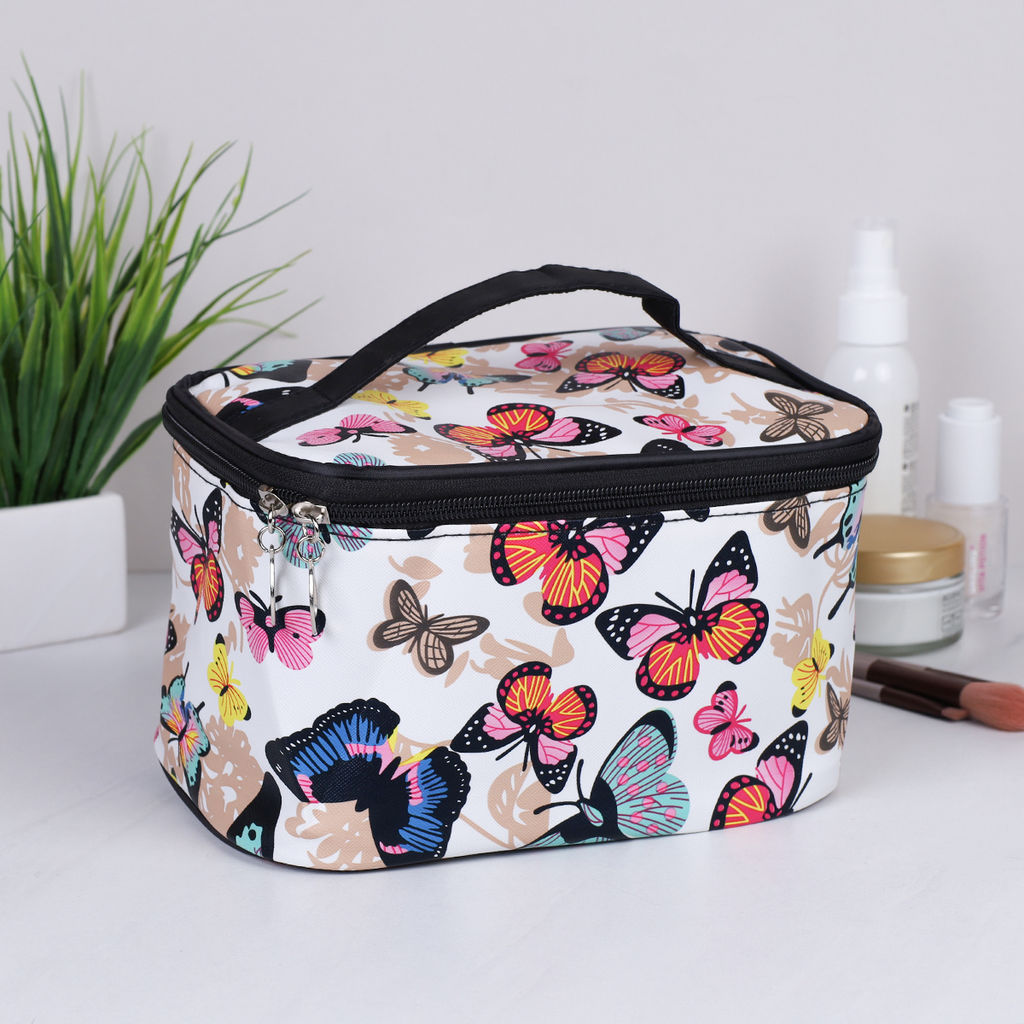 Косметичка 22х14х13 см / IU-27 /уп 100/белая бабочка - ГалеонТрейд фото 5