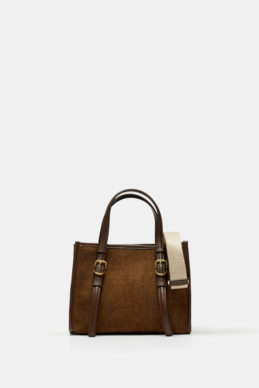 CORDUROY MINI TOTE BAG - Zara фото 7