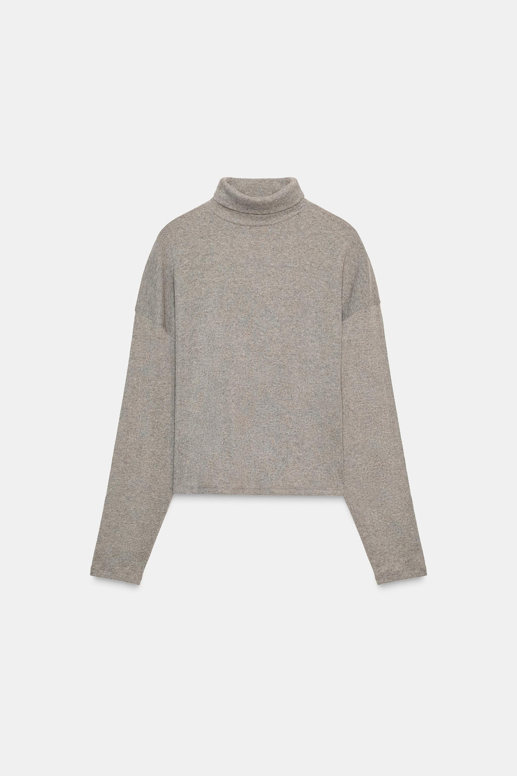 HIGH NECK T-SHIRT - Zara фото 4