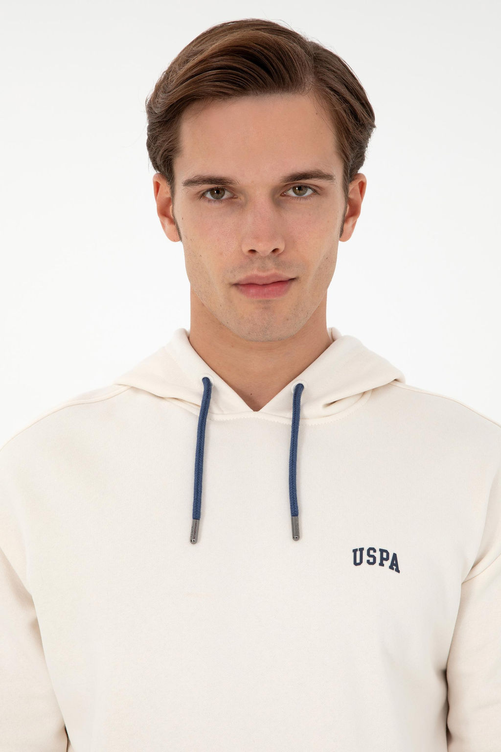 Мужской кремовый базовый свитшот Неожиданная скидка в корзине - U.s. polo assn фото 2