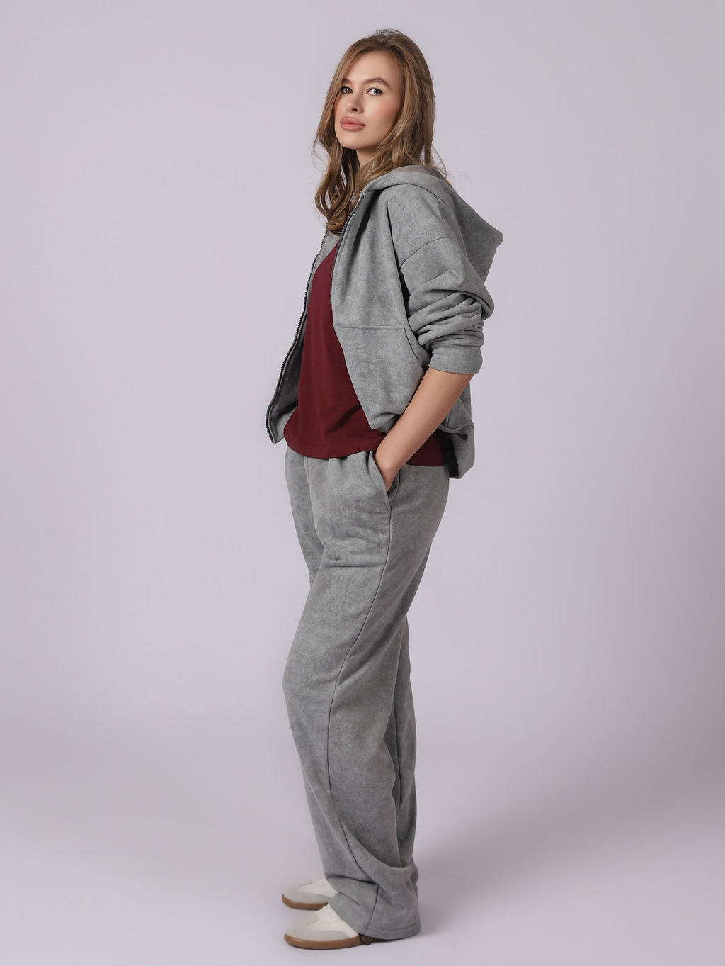 Женский Спортивный костюм женский КП200 Серый от Спортсоло