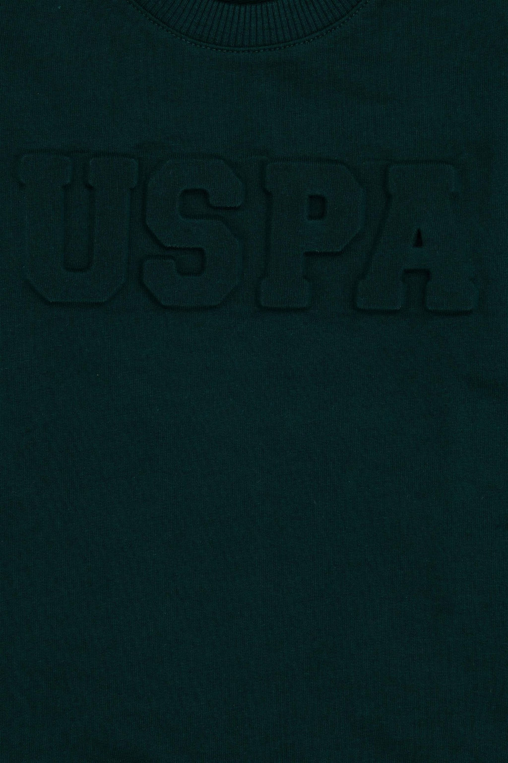 Темно-зеленый базовый свитшот для маленьких мальчиков Неожиданная скидка в корзине - U.s. polo assn фото 3